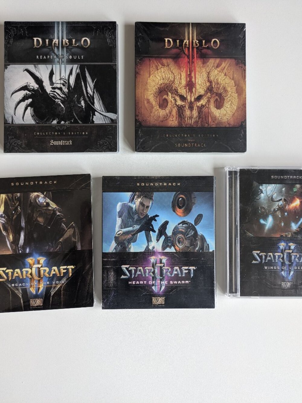 StarCraft 2 & Diablo 3 Original Sound Track CDs